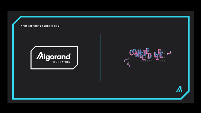 Algorand logo with Connected Life